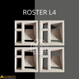 Roster Beton L4 minimalis 20×20