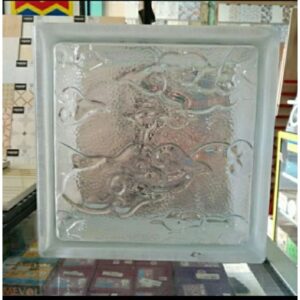 Glassblock Mulia model Batik Mega Mendung